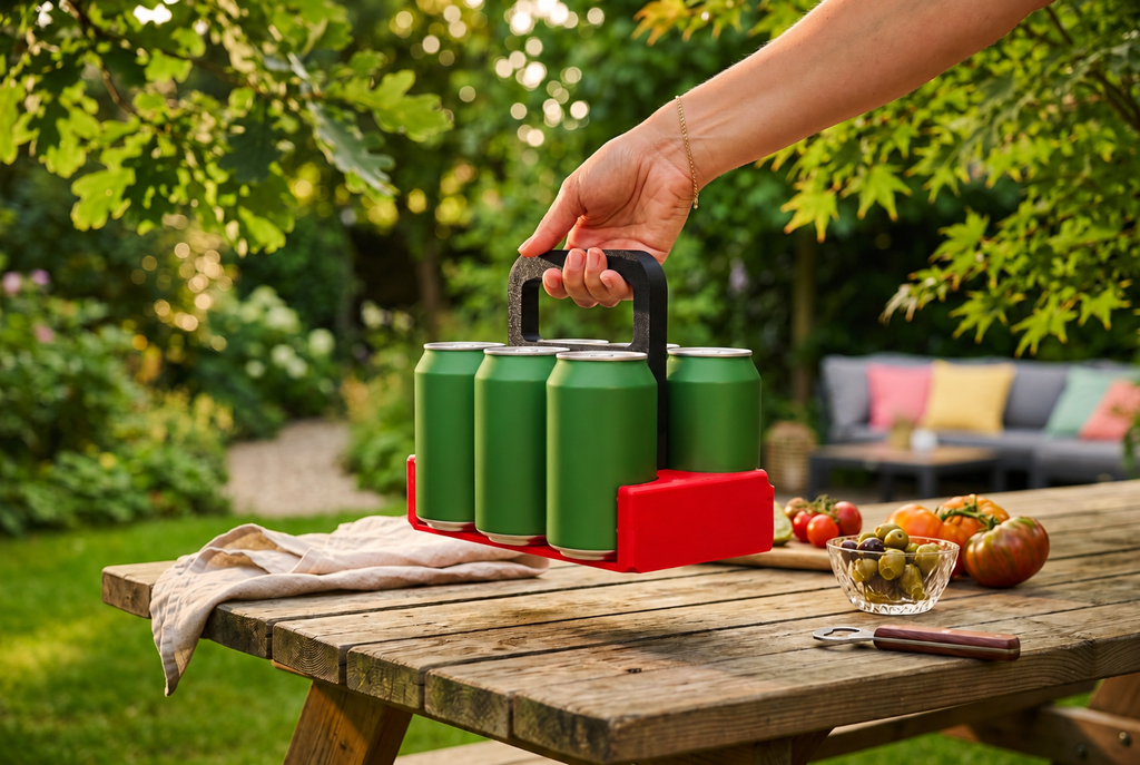 Cans Holder – Draaghouder voor 6 blikjes