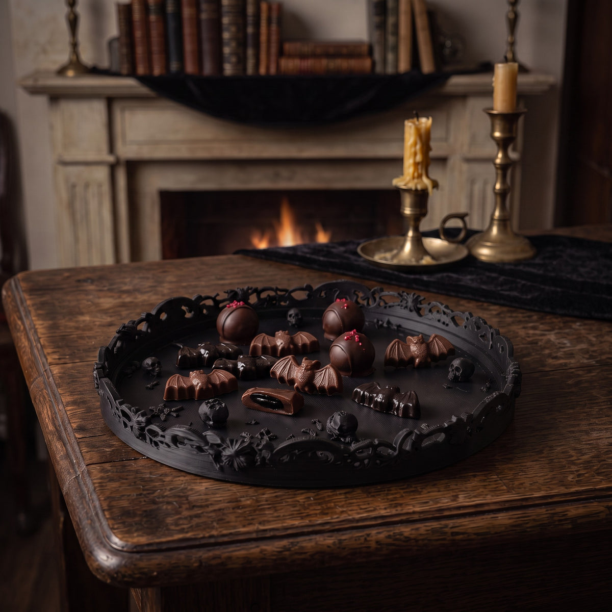 Gothic Skull Tray  | PLA | Ø 22,5 cm