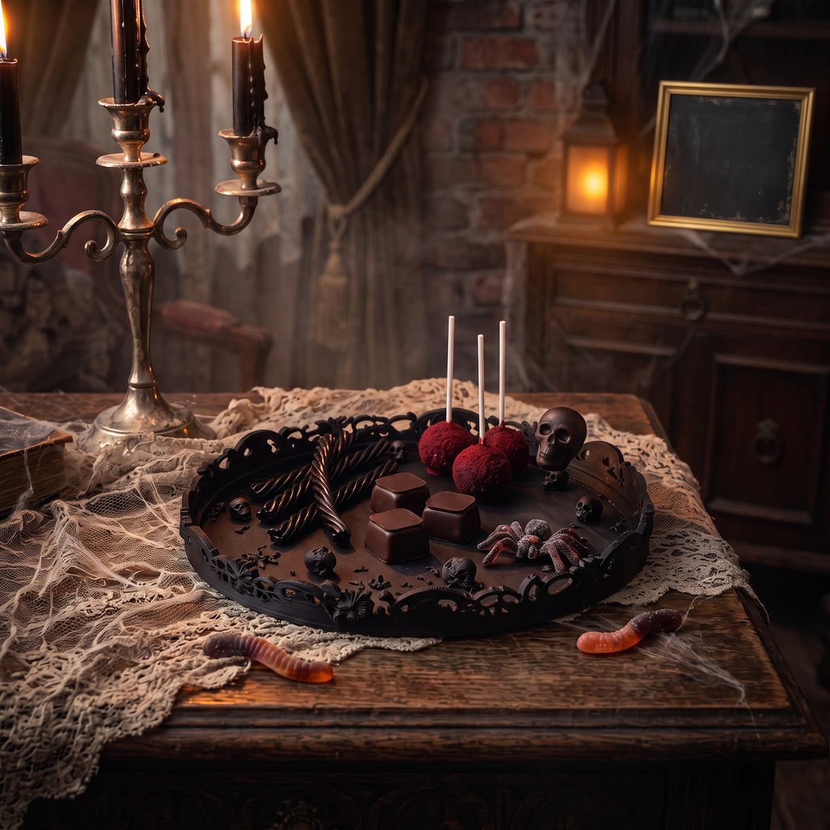 Gothic Skull Tray  | PLA | Ø 22,5 cm