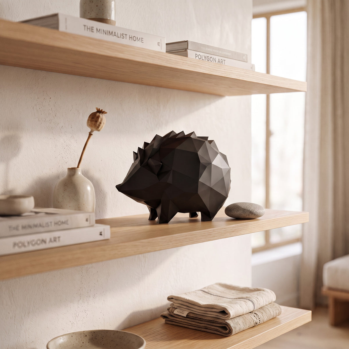 Geometrische egel decoratie