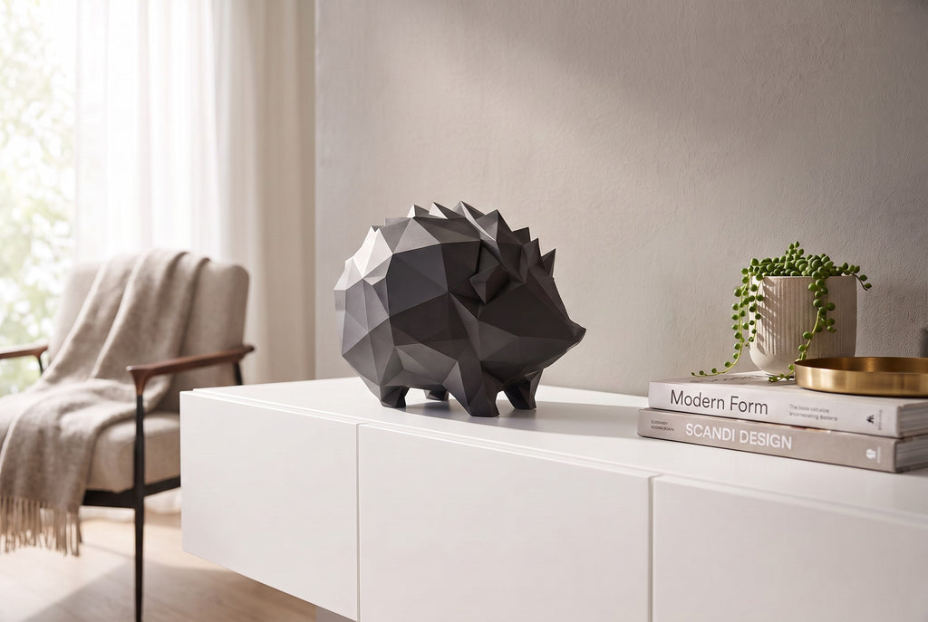 Geometrische egel decoratie