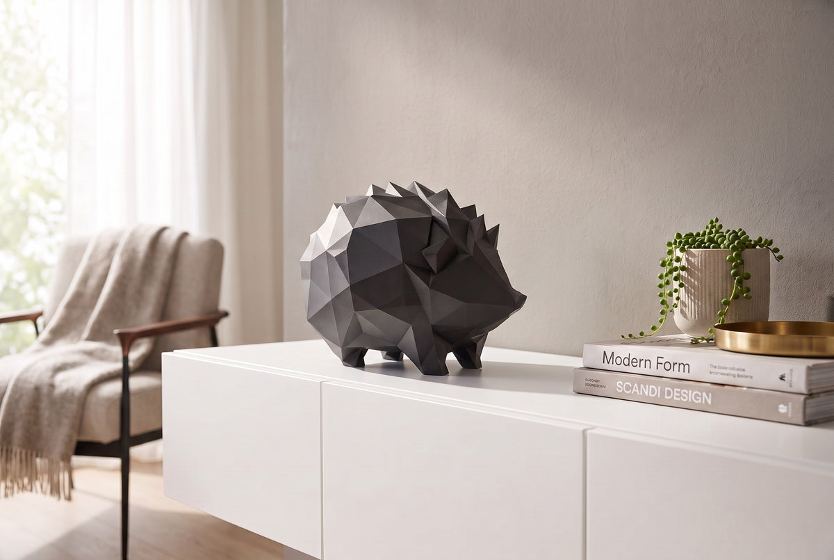 Geometrische egel decoratie