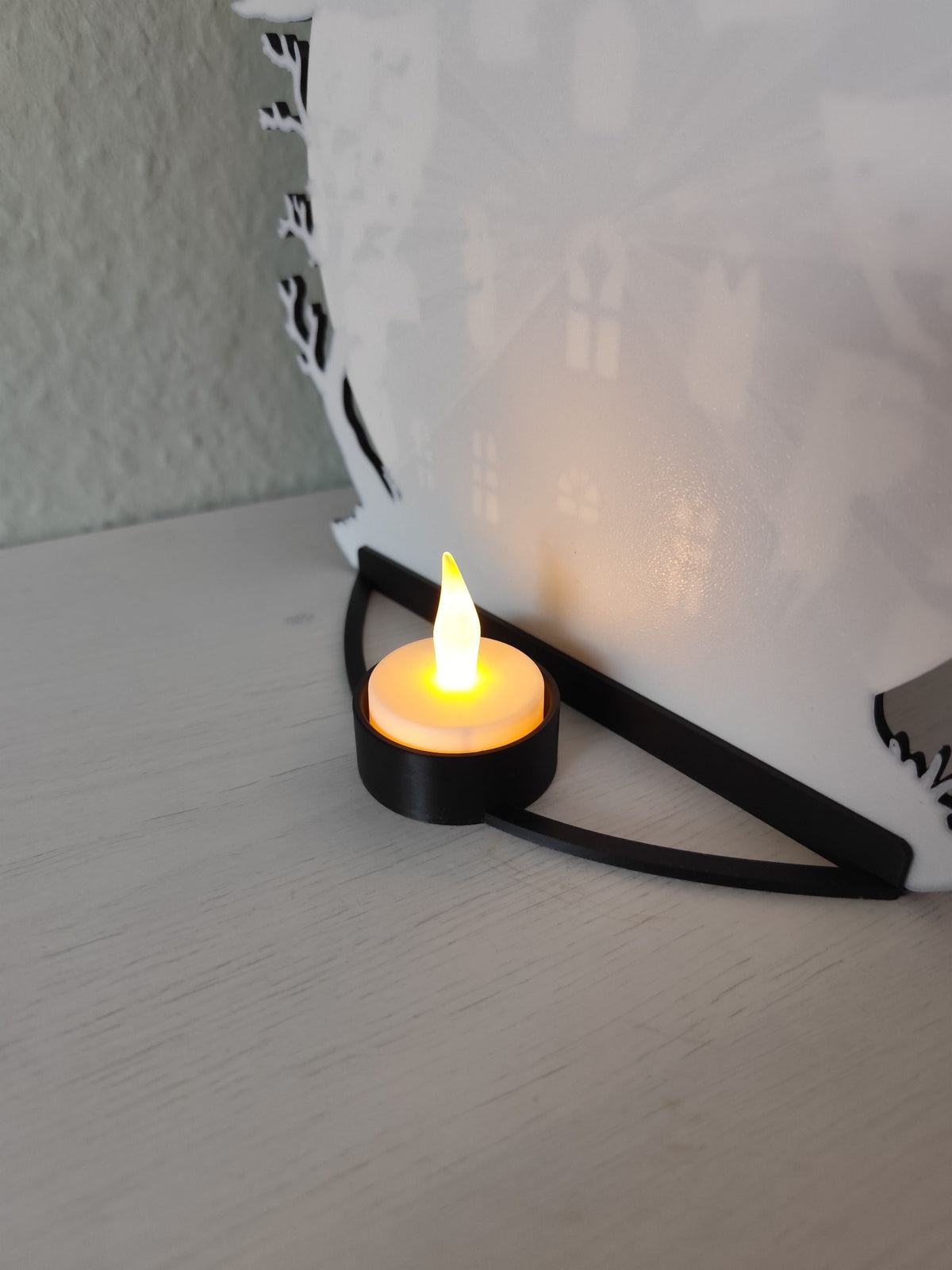Haunted House Decoratieve LED-lamp| PLA | 23x20 cm