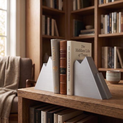 Boekensteun Bergen – moderne  bookend | minimalistische woondecoratie