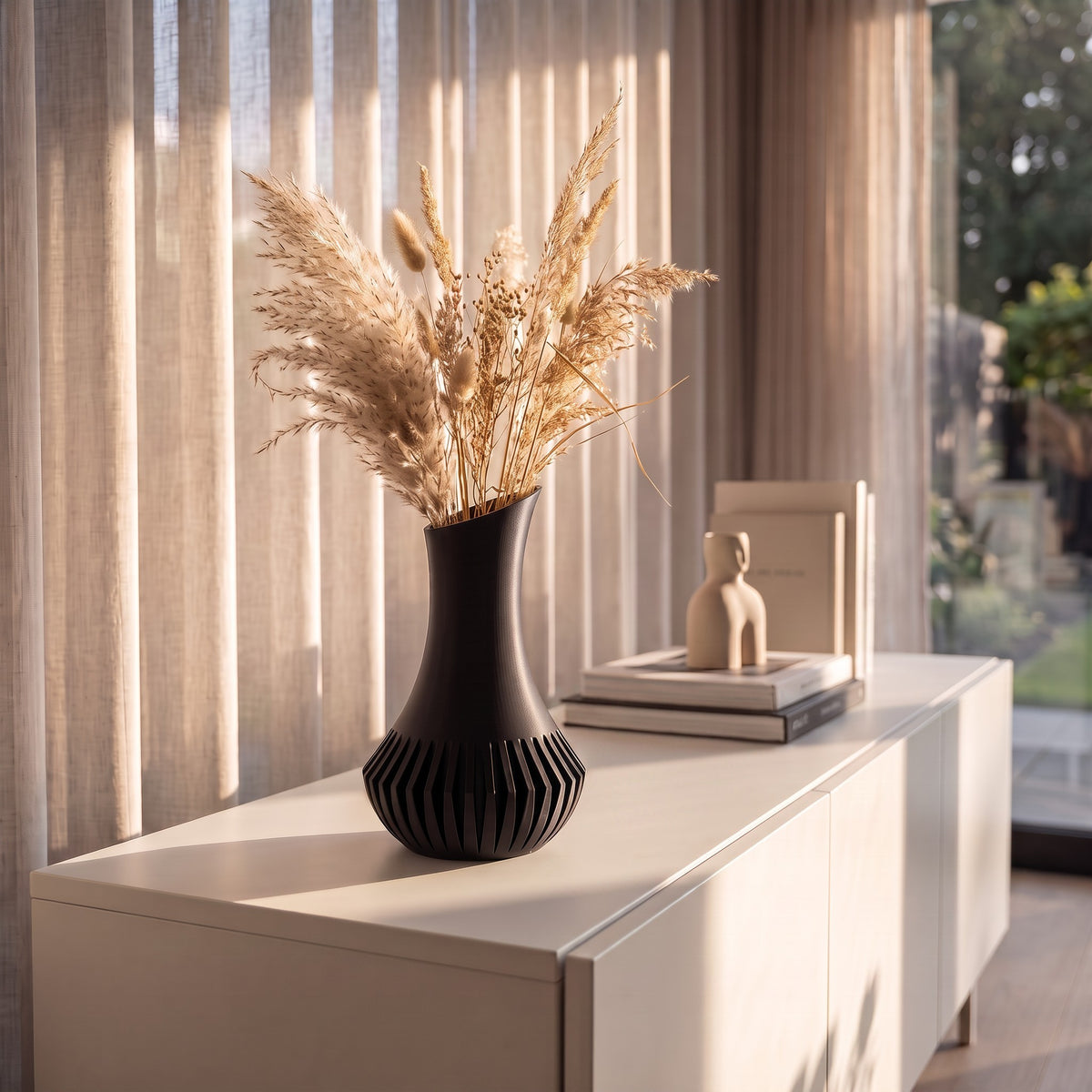 Sculptural Vase – decoratieve vaas 17 cm