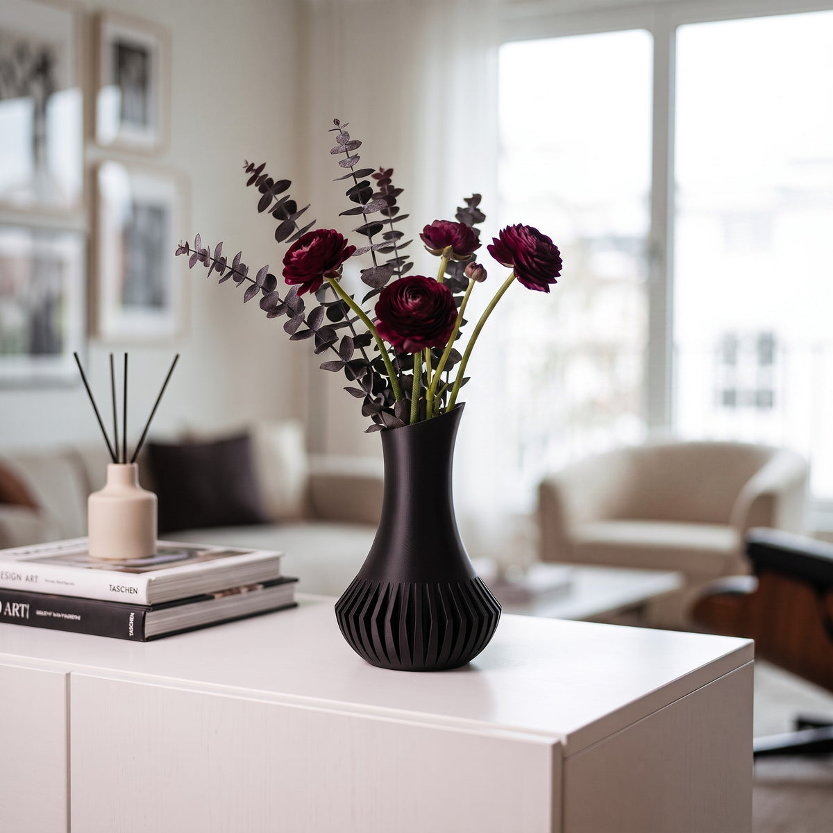 Sculptural Vase – decoratieve vaas 17 cm